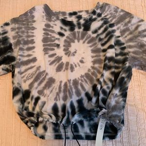 Pink Tie Dye Cropped T-Shirt